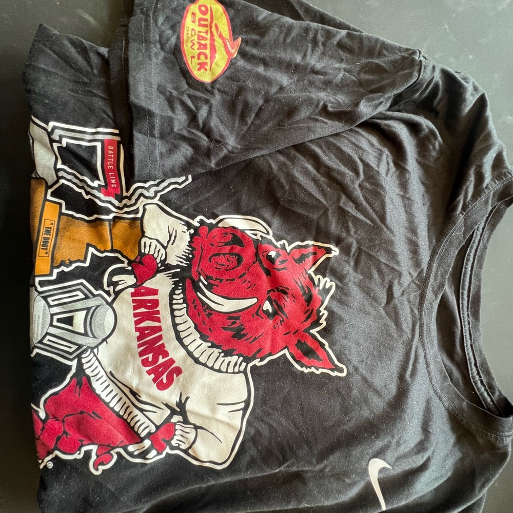 Nike Arkansas Razorbacks Black The Nike Tee